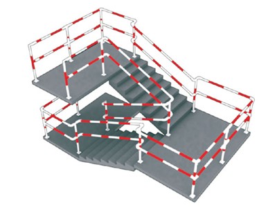 工地樓梯防護欄桿HL2001